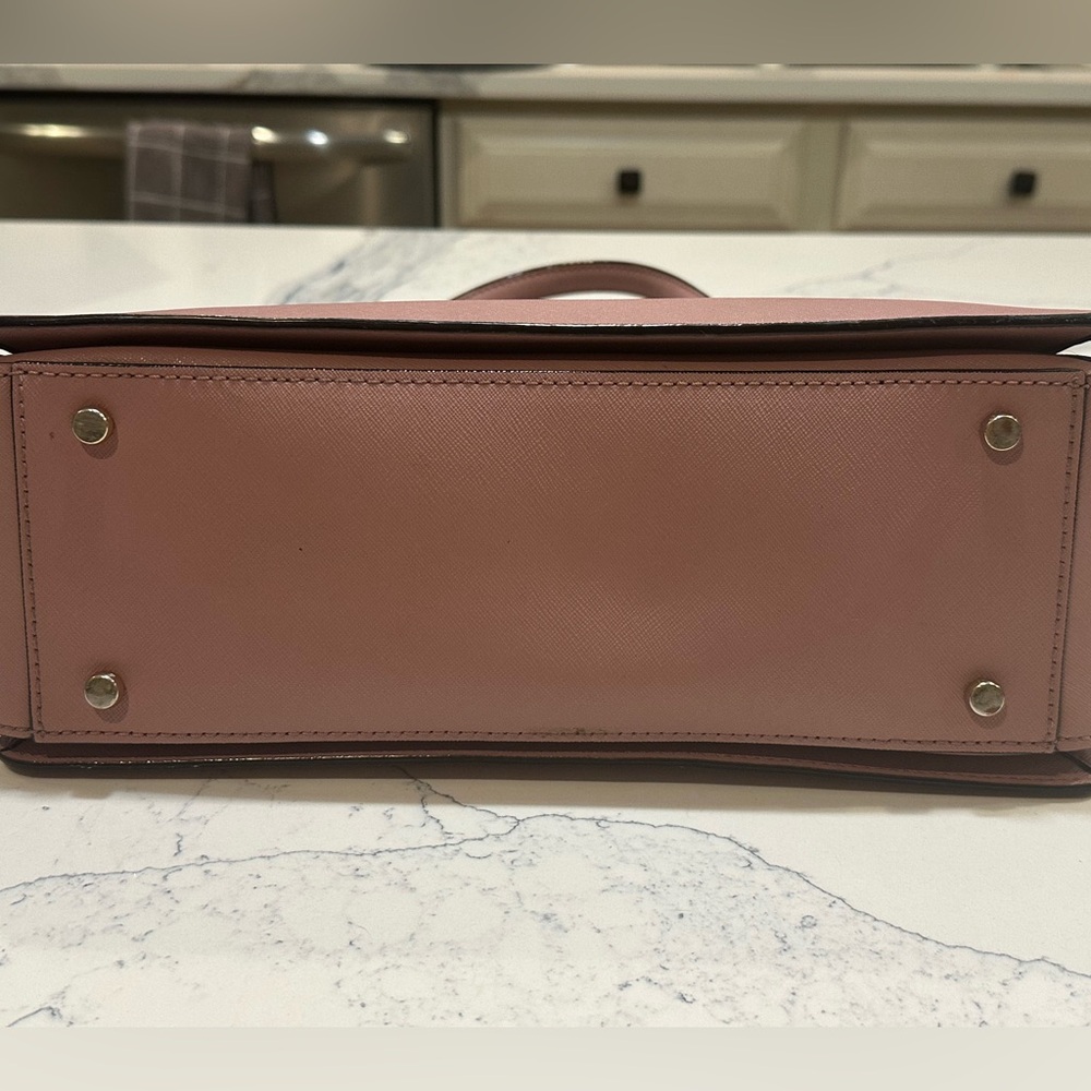 Kate Spade Laurel Way Leighann Crossbody Handbag Mauve EUC - Picture 9 of 11